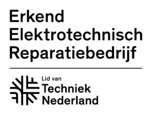 Logo Techniek Nederland Erkend Elektrotechnisch Reparatiebedrijf